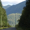The border: Left side Canada, right side USA