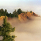 Kaluna Cliff Sunset Above The Fog