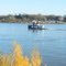 Smaller tugboat going upriver at Vadalia, LA