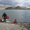 Blue Lake Going Fishing