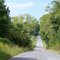 straight down the road
