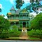 The Wood-Hughes house from 1897 in Brenham, Texas - horizontal
