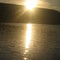 Sunset over Mohawk River at Rotterdam
