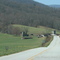 we pass this old family farm and then start climbing the mountain on the way to Wayah Bald