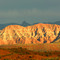 Telephoto of Pastry Ridge from the plateau above La Verkin, Utah