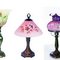 Fenton Art Glass Hand Painted Glass Lamps