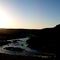 San Juan River from Navajo Dam at sunset