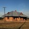Jacksboro's first railroad depot