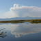 Cascade forest fire from Wood River, Klamath County Oregon