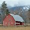 Bitterroot Valley Red Barn