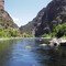 Green River flowing through Flaming Gorge