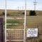 2011, Deerfield, KS, USA - along Rte 50 gate to Santa Fe Trail