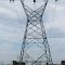 High voltage electric towers in Midland