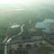 Birds eye view of the Arkansas River south of Syracuse, KS