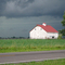 Barn scared by impending storm!