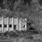 2011_12-17_Sayre Oklahoma_P1010241_Route 66 Ruins_BW
