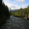 Sun River Looking Upstream from the Pack Bridge