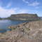 Steamboat Rock surrounded by Banks Lake.