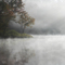 Misty morning on Paradox Lake