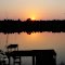 Deerwood lake at sunset