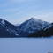Wallowa Lake frozen in March