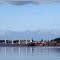 Log Cargo Ship 'Fortune Amaryllis', 5 Canada Geese and a USCG Helicopter (suz)