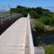Brücke bei Floras Lake, Oregon, USA