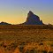 evening at Shiprock, New Mexico