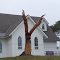  huge wooden angel carved out of an old Live Oak tree, Waveland Miss (12-26-2011)