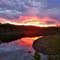 Sunset over the Ouachita River