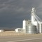 Feedlot near Brush, with thunderheads off to the north.