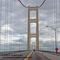Mackinac Bridge between St. Ignace and Mackinaw City, Michigan, USA