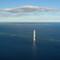 Mackinac Bridge to Mackinac Isl Aerial