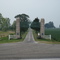 Entrance to Arcola Township Cemetery, looking south, August 2009
