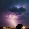 Lightning above Bayer Motors