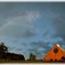 Full Rainbow over church