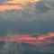 foggy sunset
