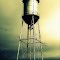 Water tank TV tower