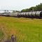 Train & South Dakota Wheat Growers grain silos