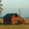 old red barn