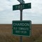 Ghost town marker- Chardon, KS