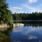 late day reflections, Gilson Pond, Jaffery, New Hampshire