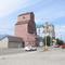 old grain elevators near downtown Creston