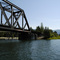 east end of the rail bridge