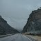 High rocks, low clouds