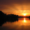 Rhode river Sunset