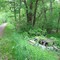 Car off the side of the Erie Canal Trail