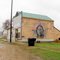 The Black Hills Saloon Co., with Sitting Bull adorning the side, at 507 Main St., Oelrichs, South Dakota