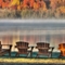 Autumn Seating On Deer Lake