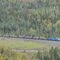 Ore train headed to Silver Bay from Superior Hiking Trail